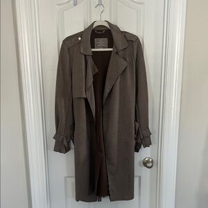 Black Label Brown Trench Coat